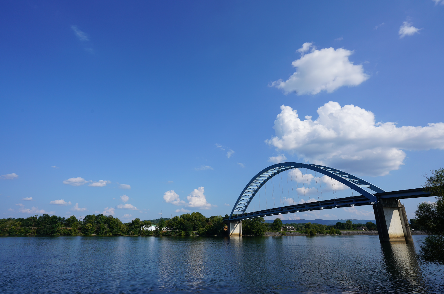 Image of Shelby Rhinehart Bridge South Pittsburg, Tennessee